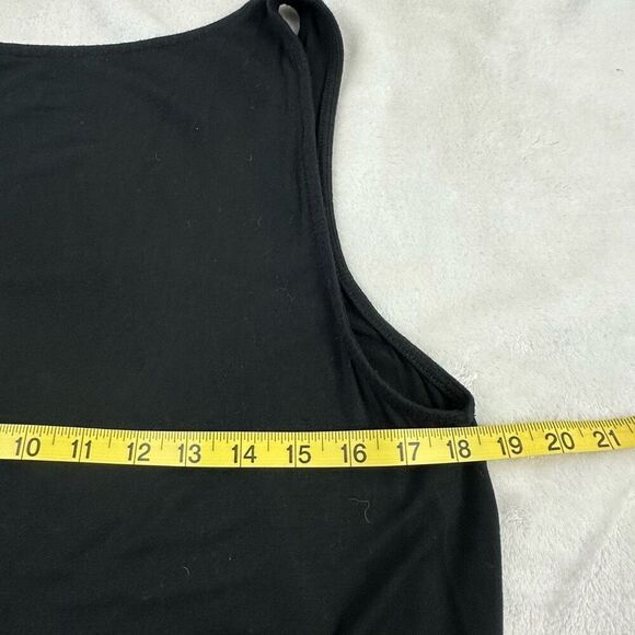 Torrid Women's 1X Supersoft Knits High Low Midi Dress‎ Solid Black Casual Basic - Picture 8 of 9